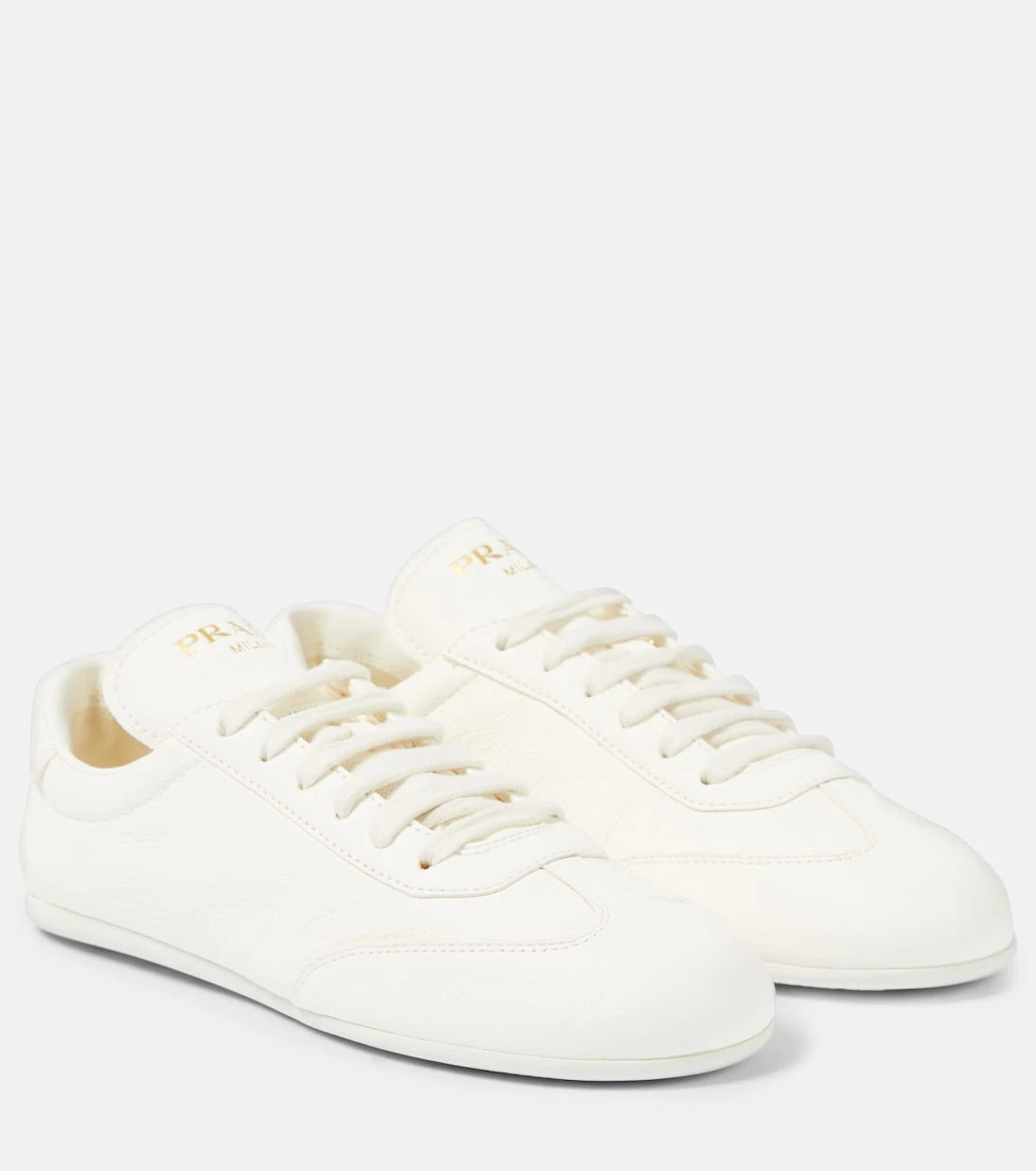 Prada - Leather sneakers