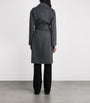 Joseph Grey Double-Faced Wool-Cashmere Costa Coat