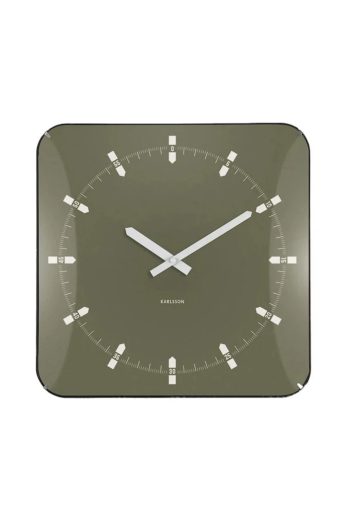 Karlsson Sucinto Dome Square Duvar Saati 35 x 35 x 4,5 cm