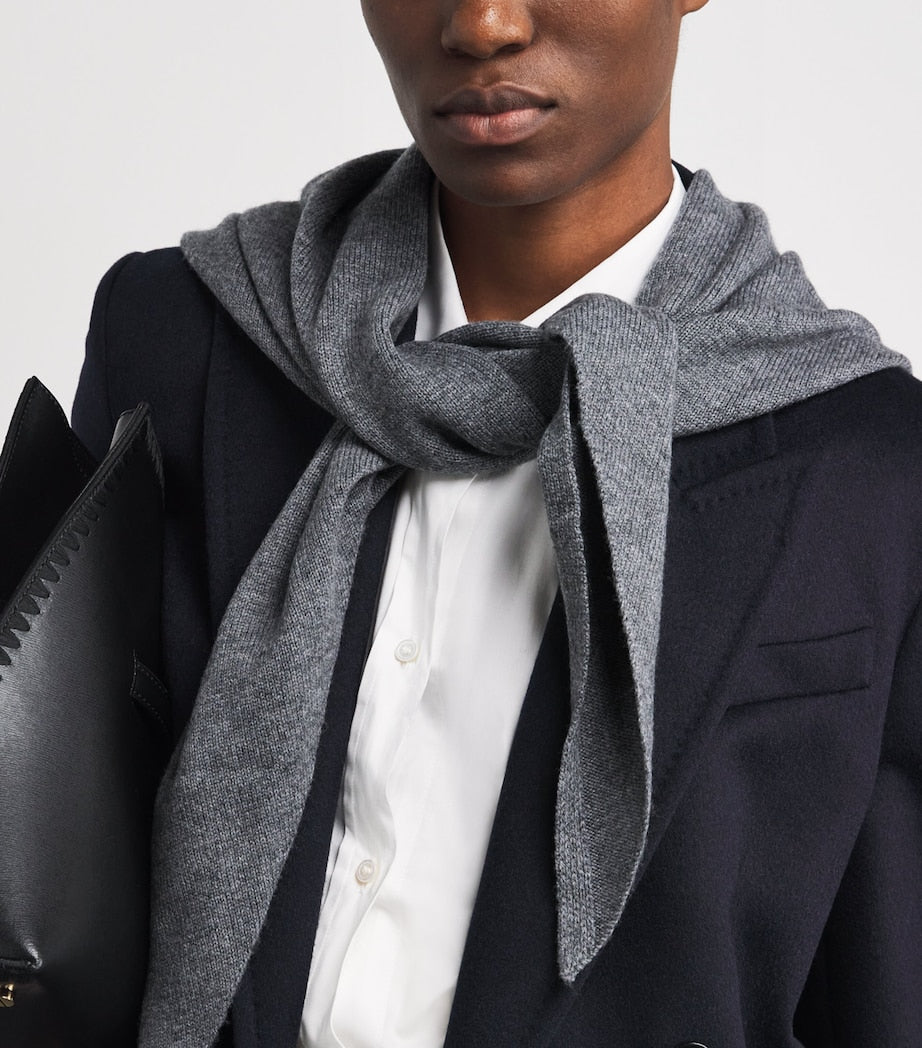 Max Mara Camel Hair Double-Breasted Blazer ULTRAMARINE