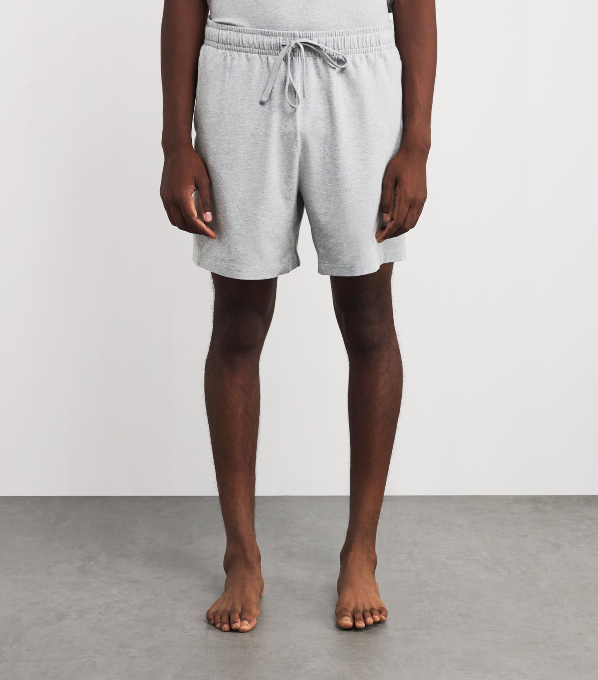 Cotton-Blend Lounge Sweatshorts HEATHER GREY