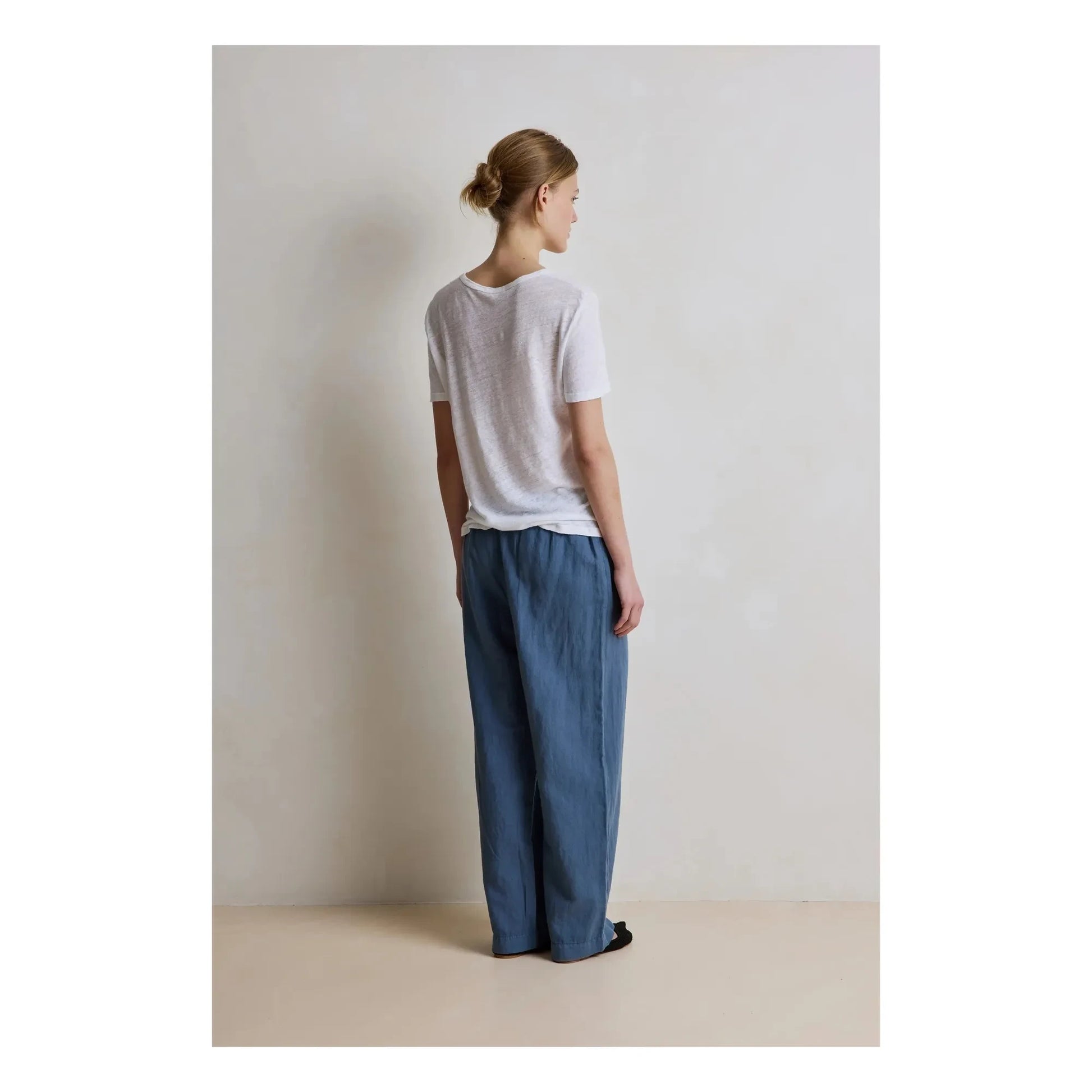 Hod - Bastian Linen Pants | Indigo