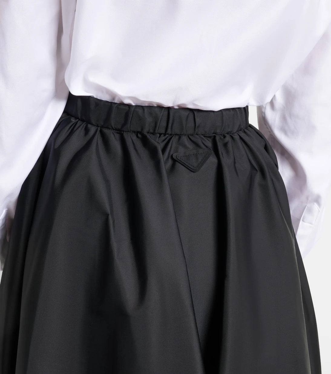 Prada - Re-Nylon belted midi skirt