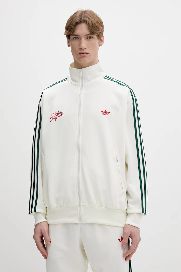 adidas Originals fermuarlı erkek pamuklu sweatshirt