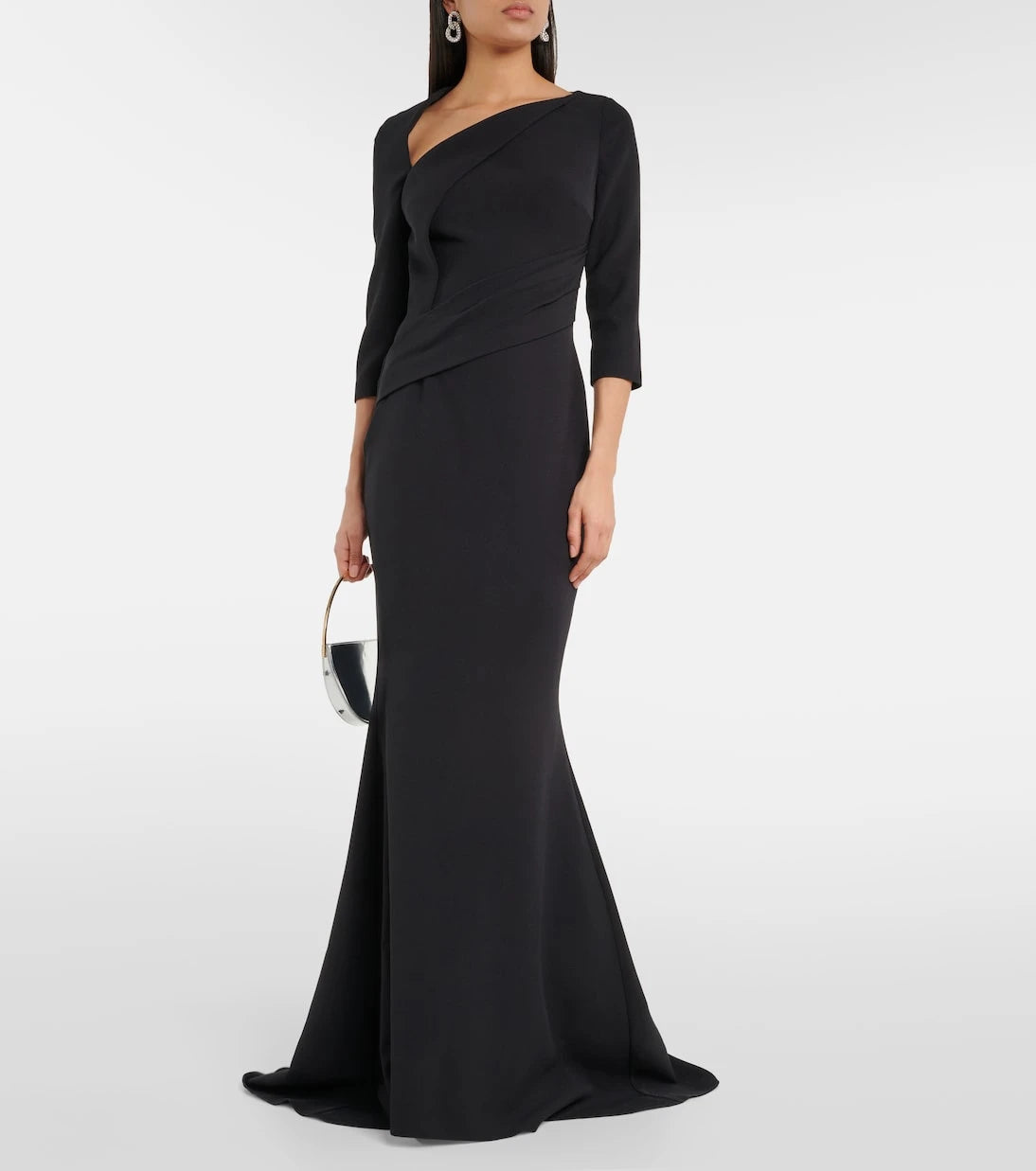 Safiyaa - Pollina crêpe gown