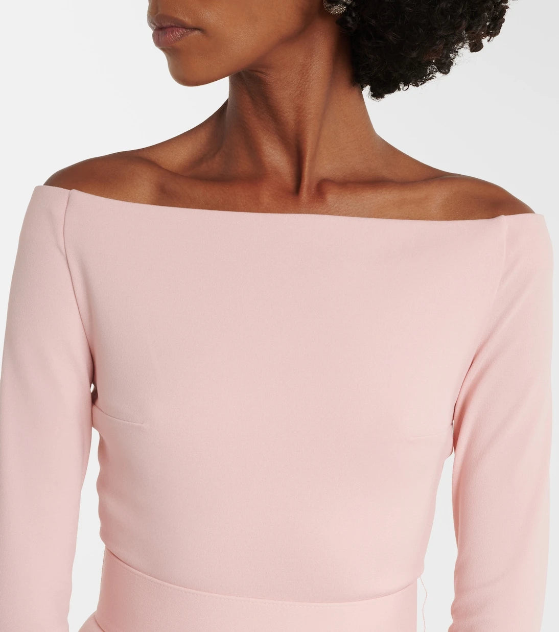 Solace London - Sabina off-shoulder gown