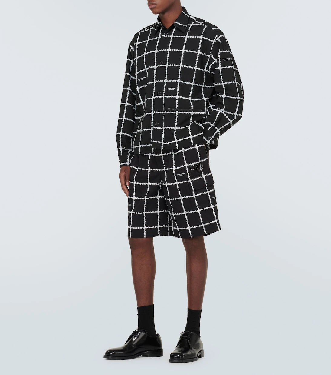 Undercover - Printed technical shorts