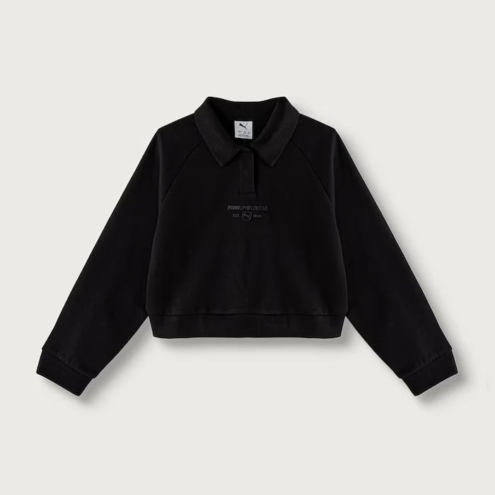 Puma çocuk sweatshirt PUMA CLASS Relaxed Short Len