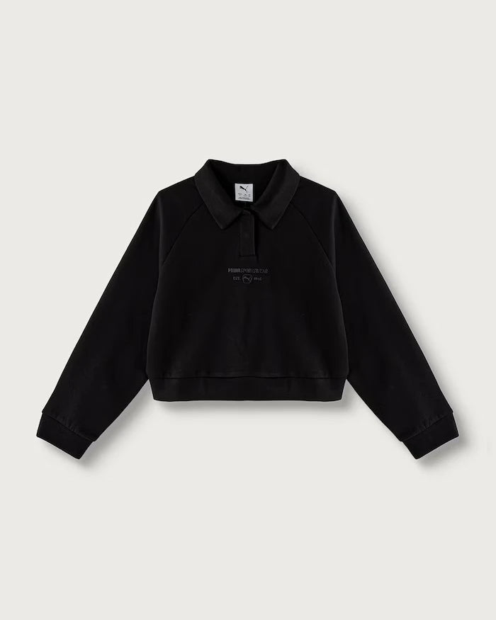 Puma çocuk sweatshirt PUMA CLASS Relaxed Short Len