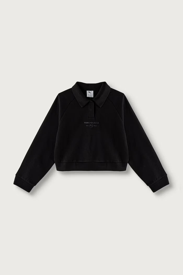 Puma çocuk sweatshirt PUMA CLASS Relaxed Short Len