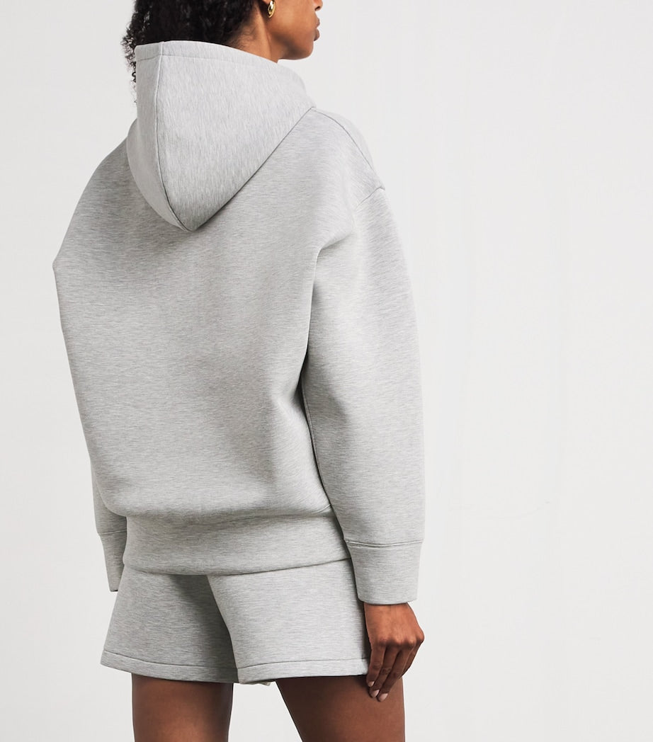 Grey Heather Zip-Up Hoodie