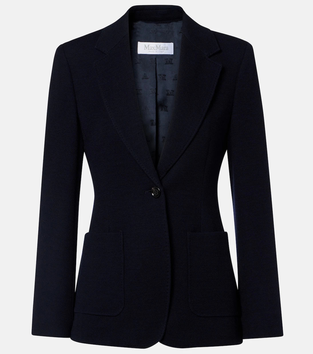 Max Mara - Utilita virgin wool jersey blazer