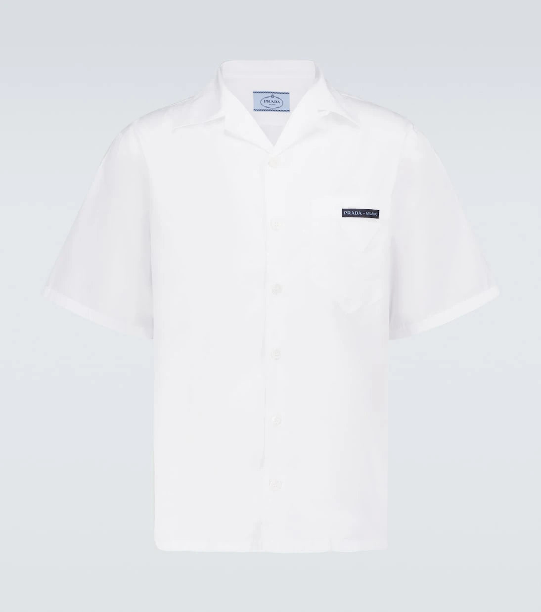 Prada - Cotton poplin bowling shirt