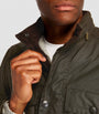 Barbour Green Hooded Wax Jacket