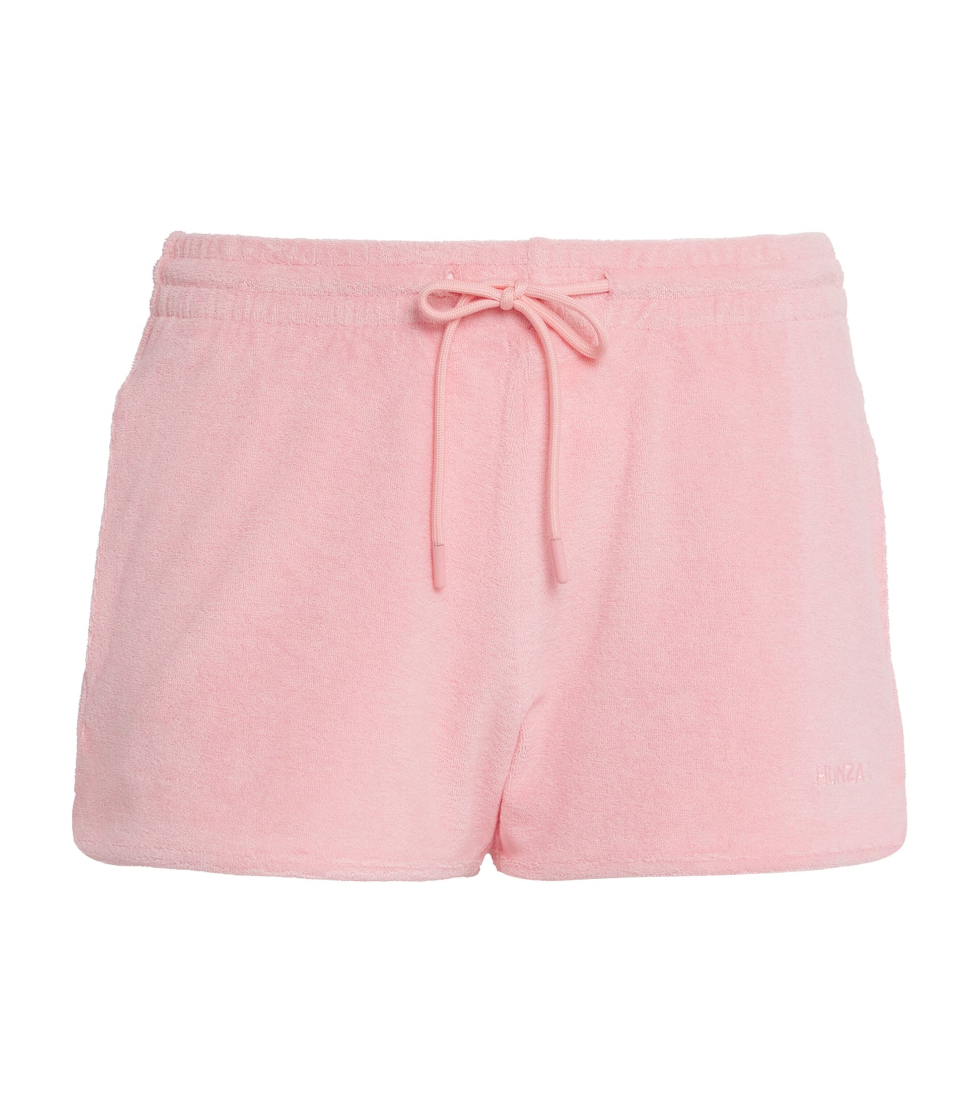 Pink Cotton Terry Towelling Shorts