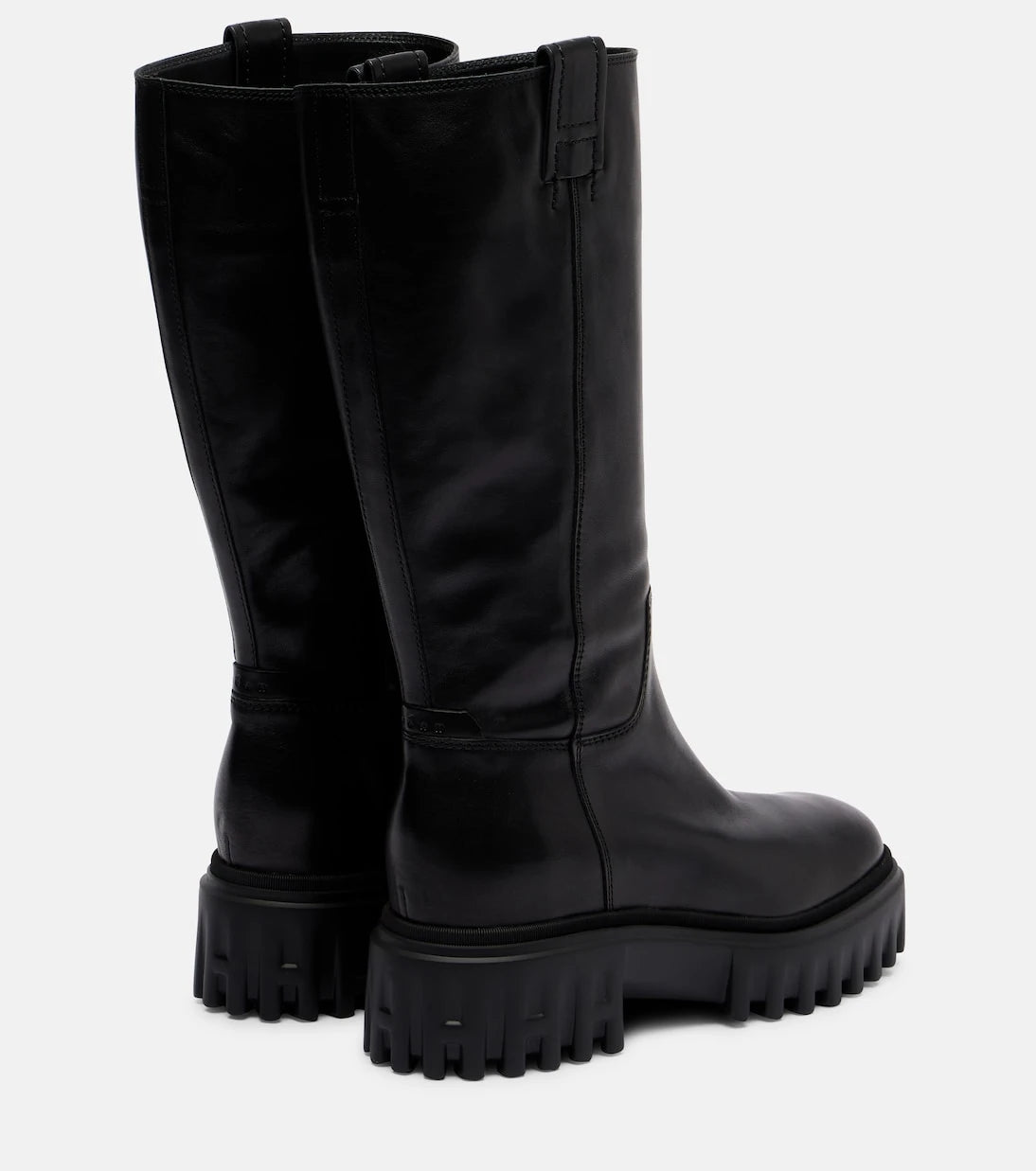 Hogan - H700 leather mid-calf boots