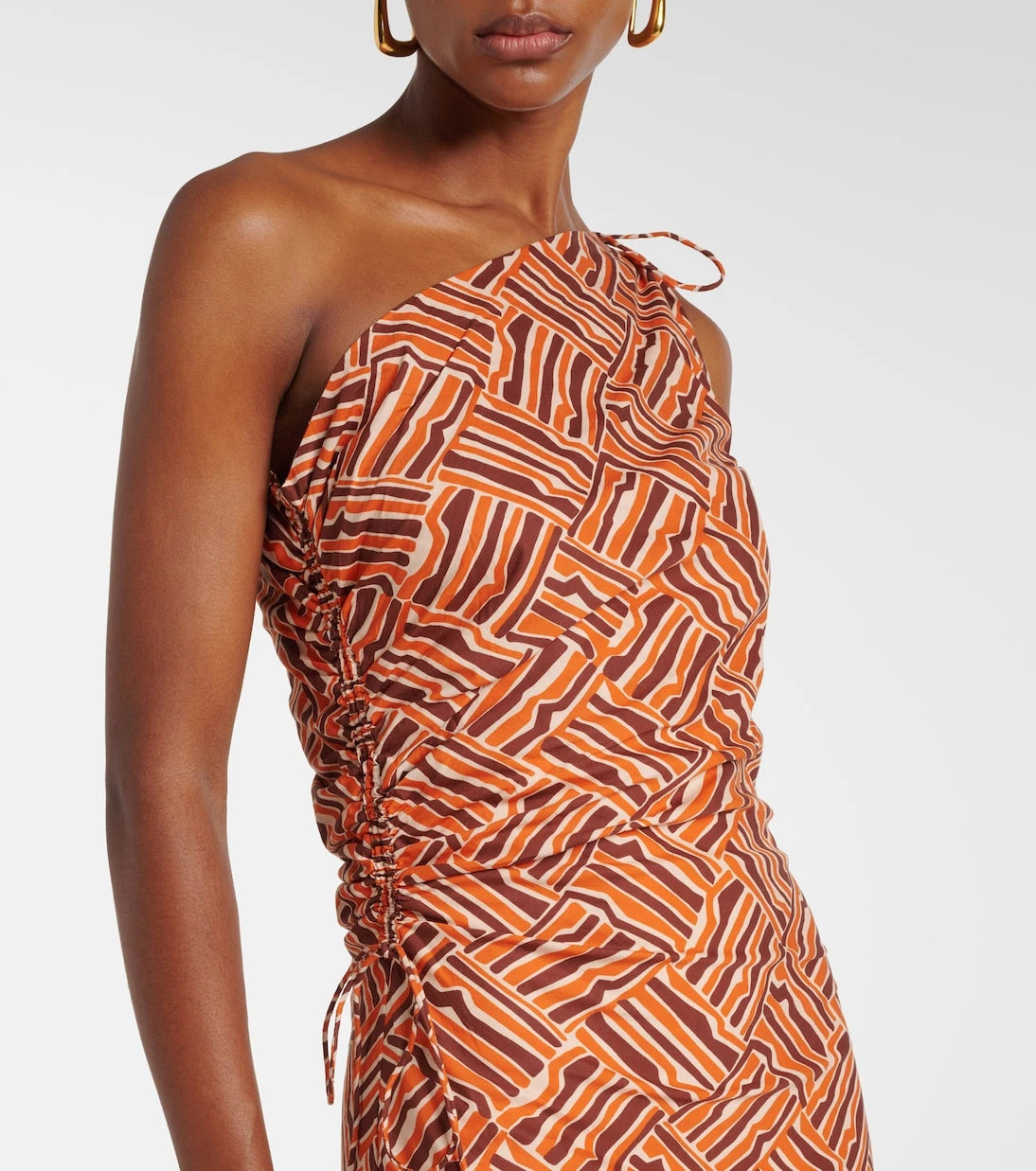 Faithfull - Alskar striped cotton poplin maxi dress