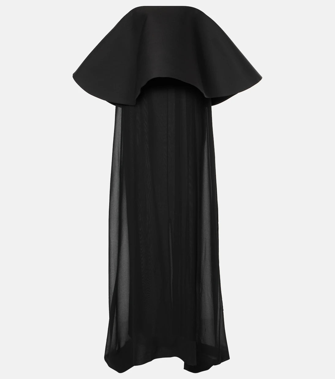 Jacquemus - فستان ماكسي La Robe Vela من الصوف والحرير