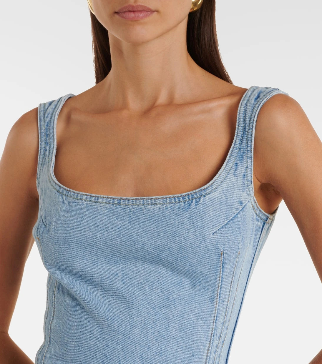 Magda Butrym - Denim midi dress