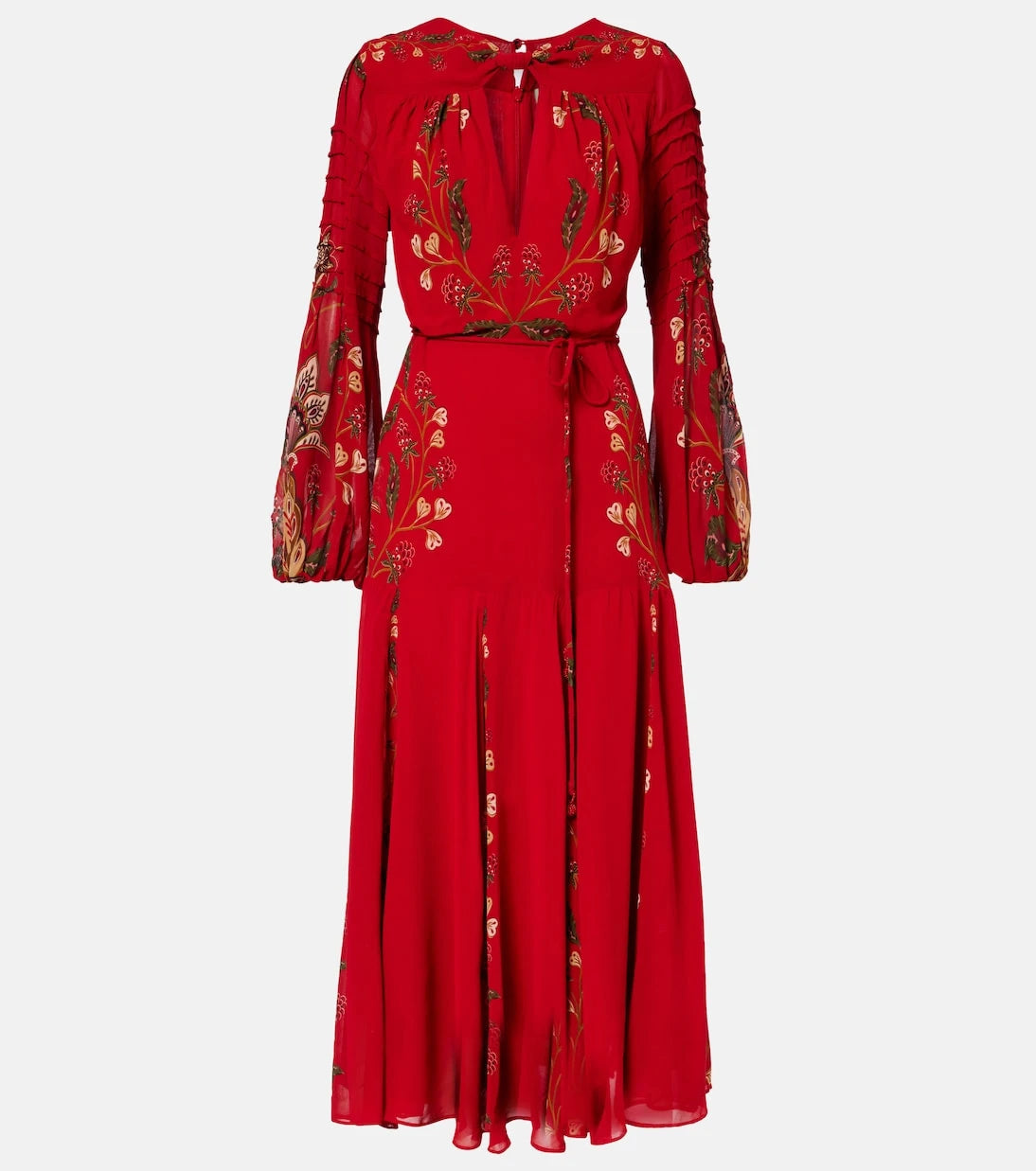 Farm Rio - Floral pleated maxi dress