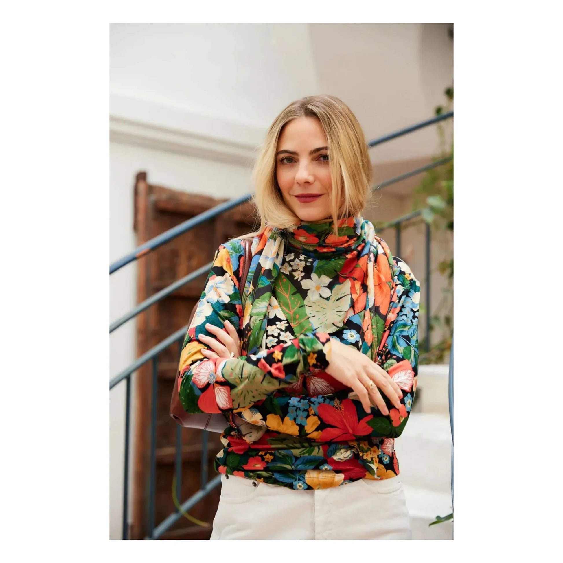 Paloma Collection - Alma Berries scarf | Green