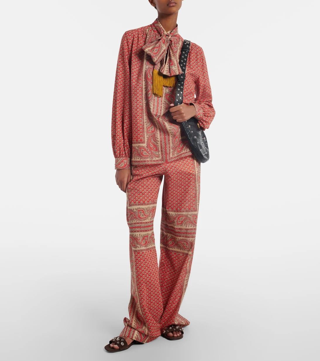 Valentino Garavani - Nellcote studded suede sandals