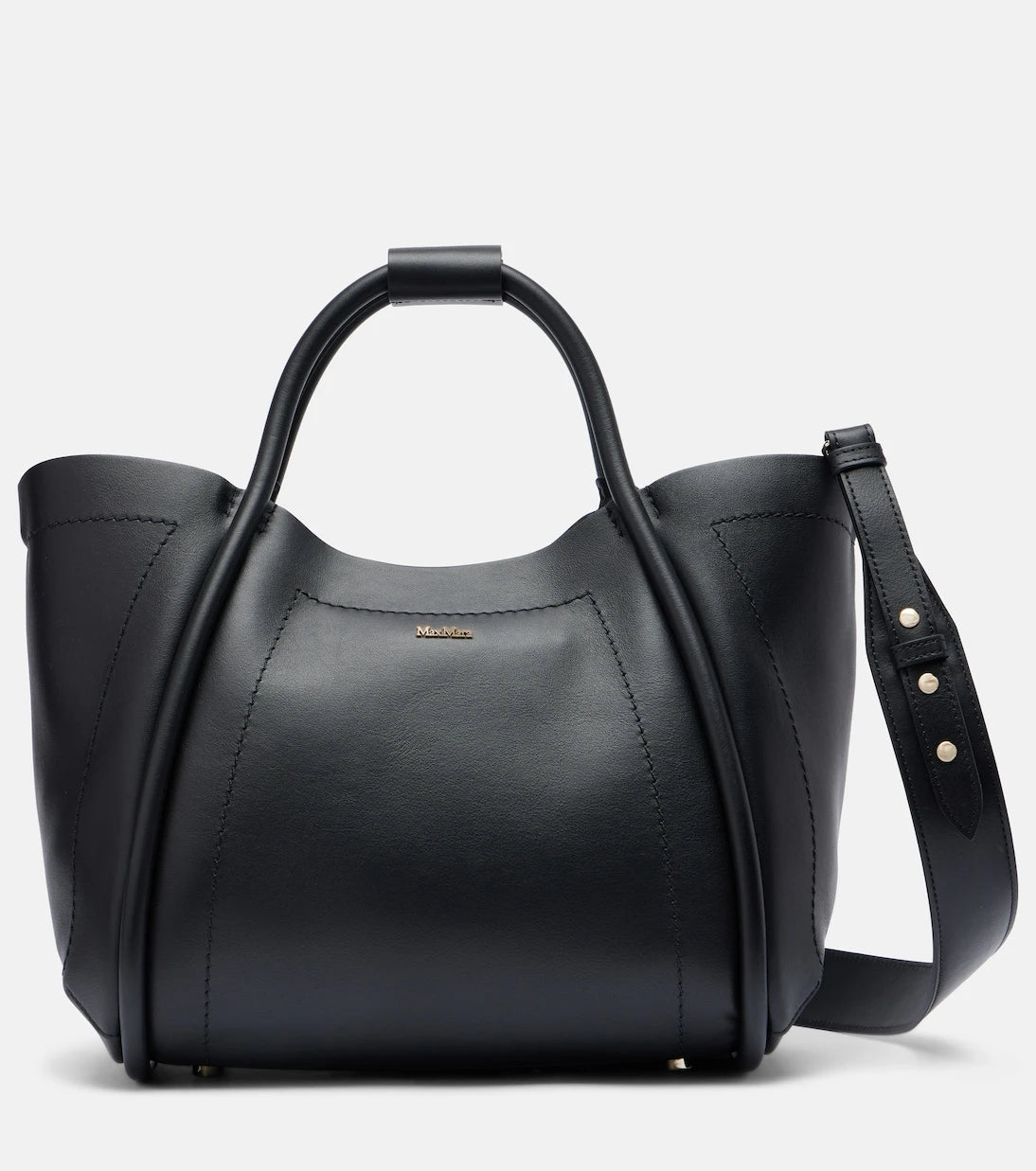 Max Mara - Marin Small leather tote bag