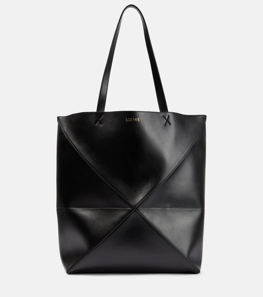 Loewe - حقيبة توت Puzzle Fold XL من الجلد