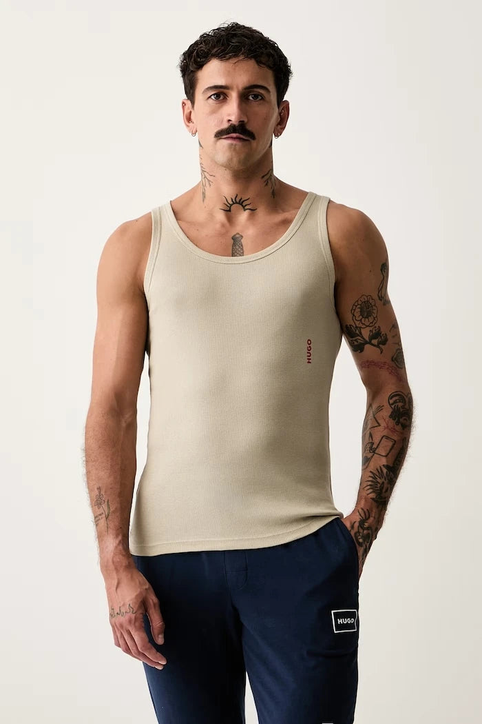 HUGO erkek pamuklu atlet TANK TOP TRIPL. PACK 3’lü