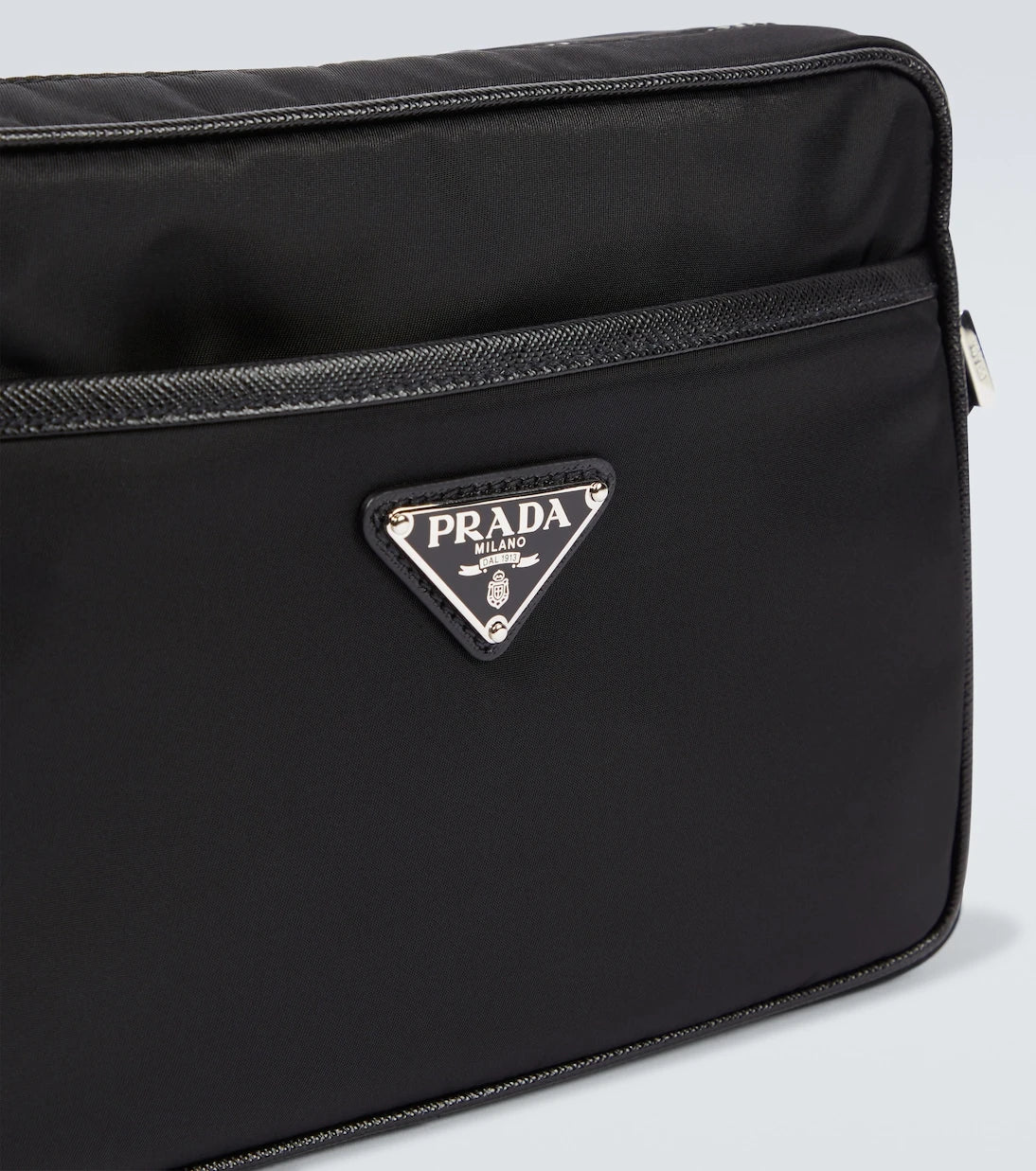 Prada - Re-Nylon and leather shoulder bag