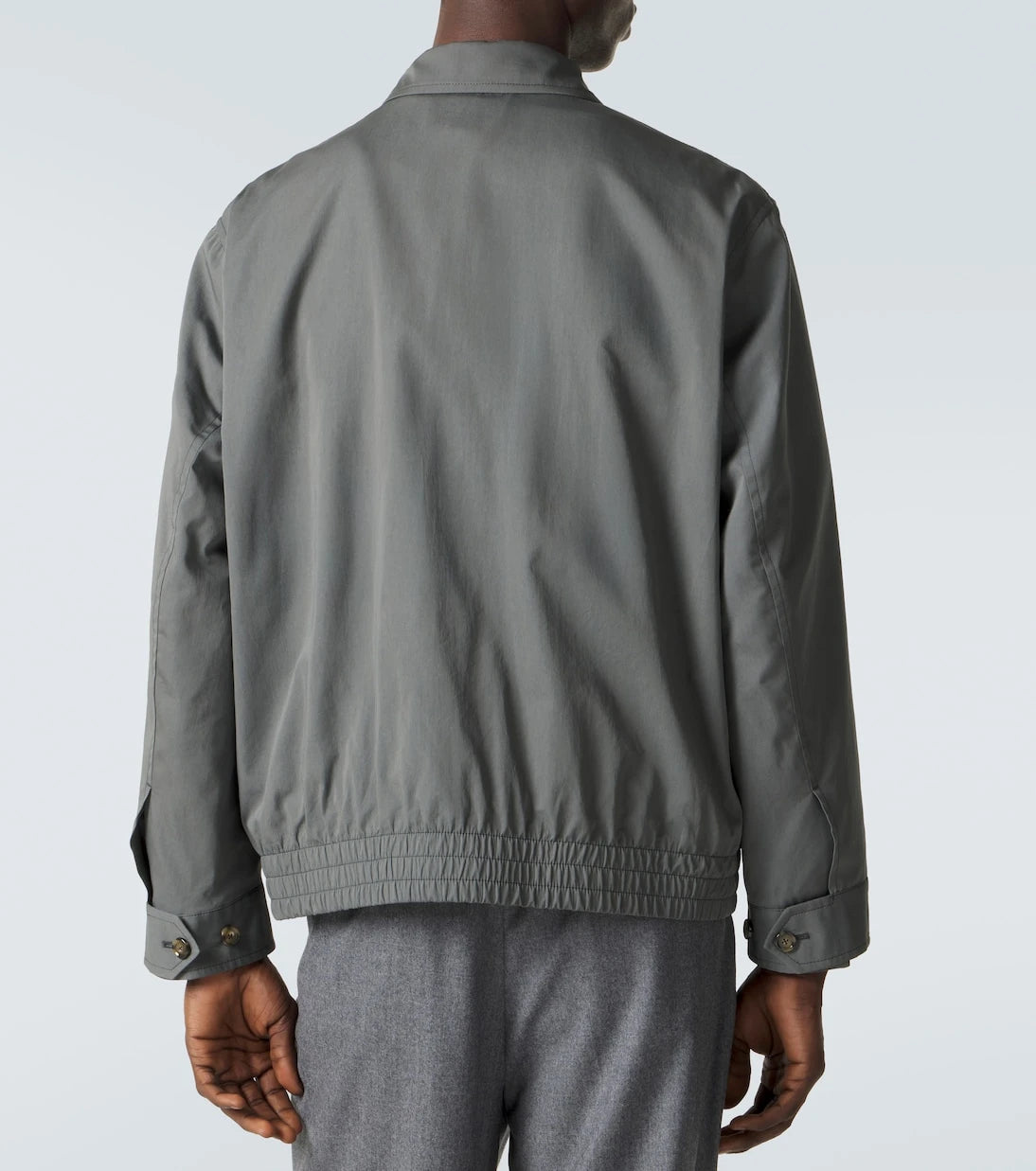 Lardini - Cotton and silk blouson jacket