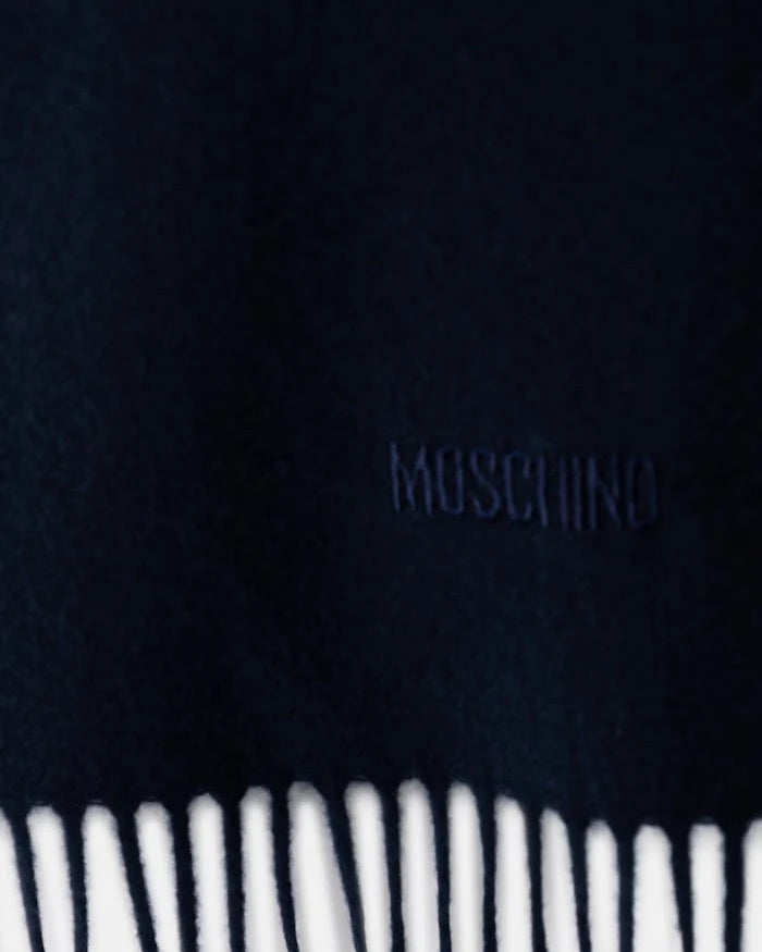 Moschino erkek yün atkı merinos yününden