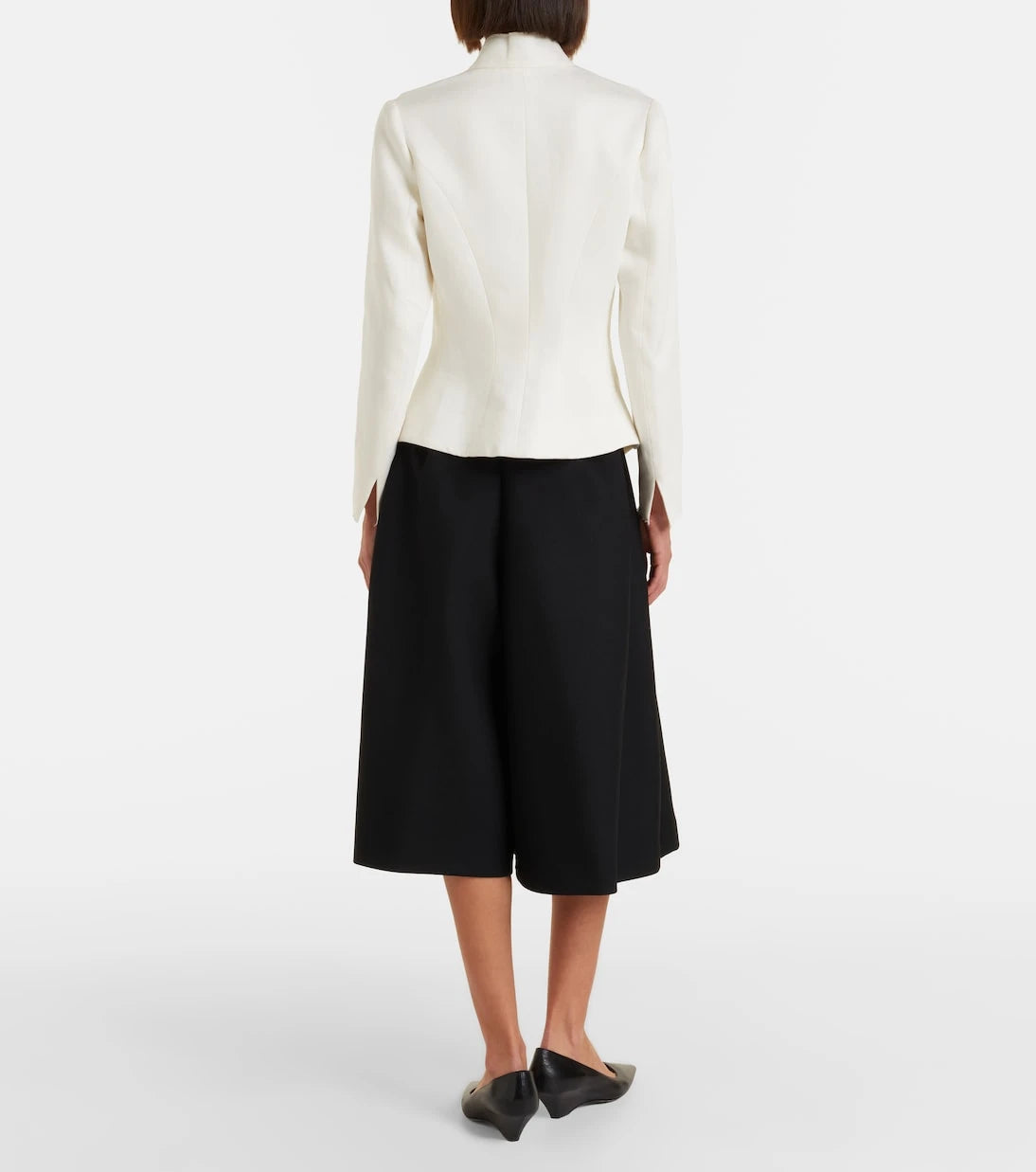 The Row - Fauna virgin wool Bermuda shorts