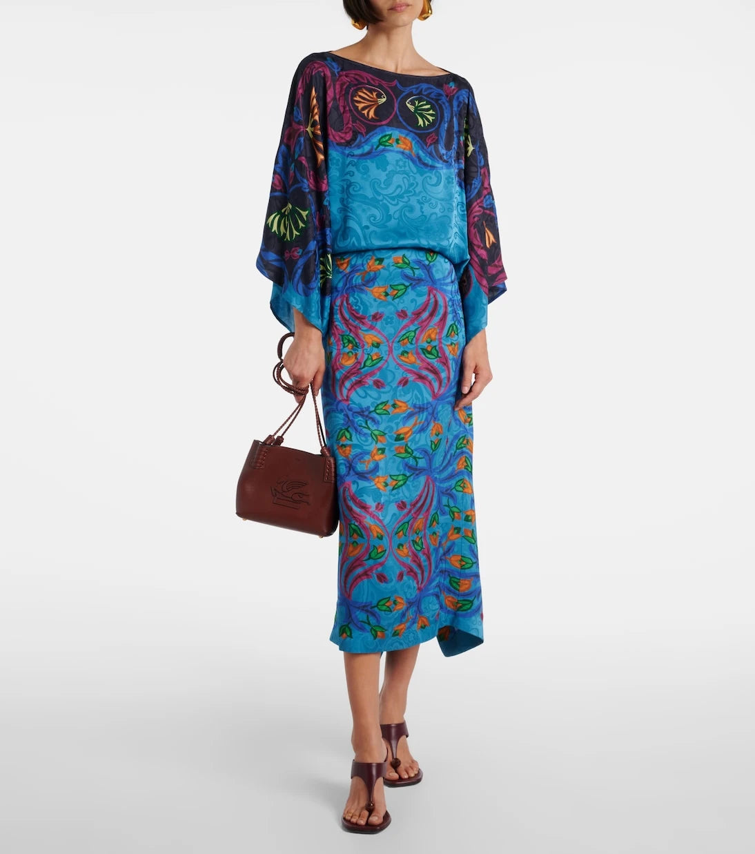 Etro - Printed midi dress