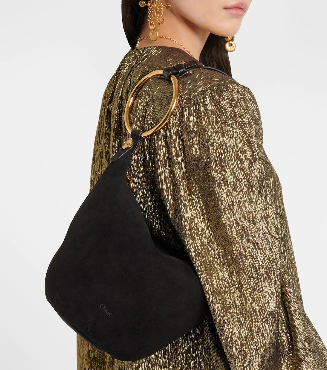 Chloé - Bracelet Medium suede shoulder bag