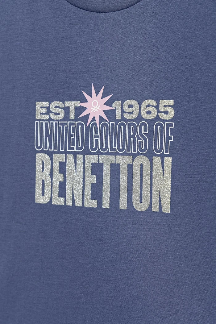 United Colors of Benetton çocuk pamuklu tişört