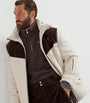 Brunello Cucinelli Brown Corduroy-Detail Mountain Jacket