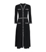 Maje Black Knitted Midi Dress