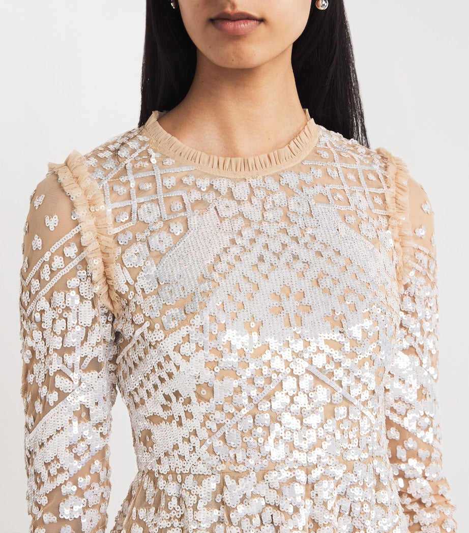 Needle & Thread Multi Aurora Mini Dress