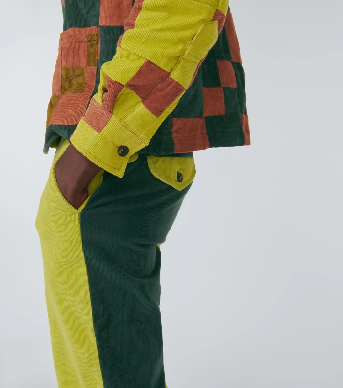 Bode - Duo cotton corduroy pants