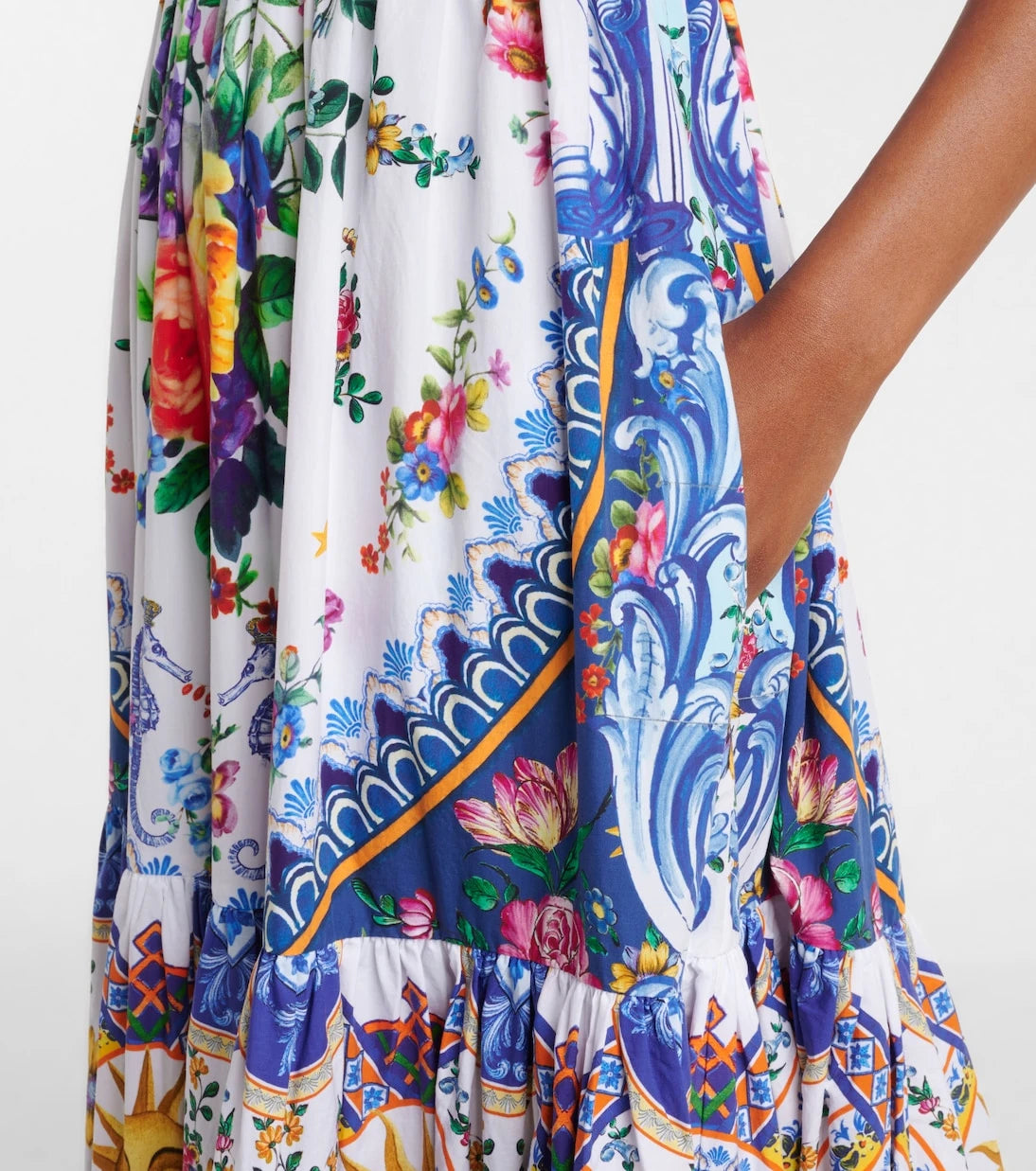 Camilla - Floral cotton maxi dress