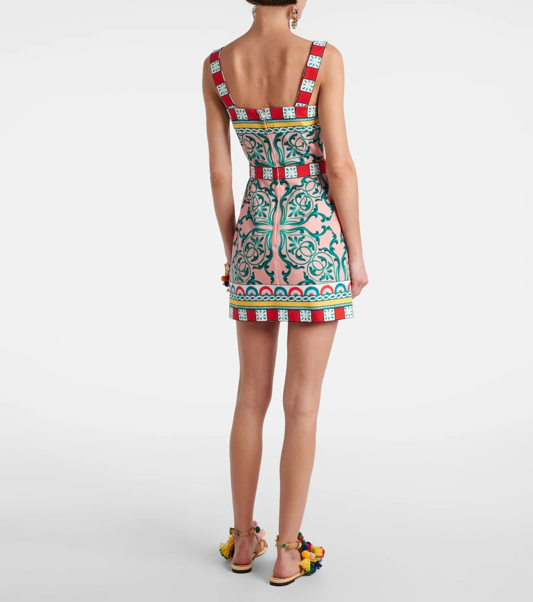 Dolce&Gabbana - Taormina printed cotton-blend minidress