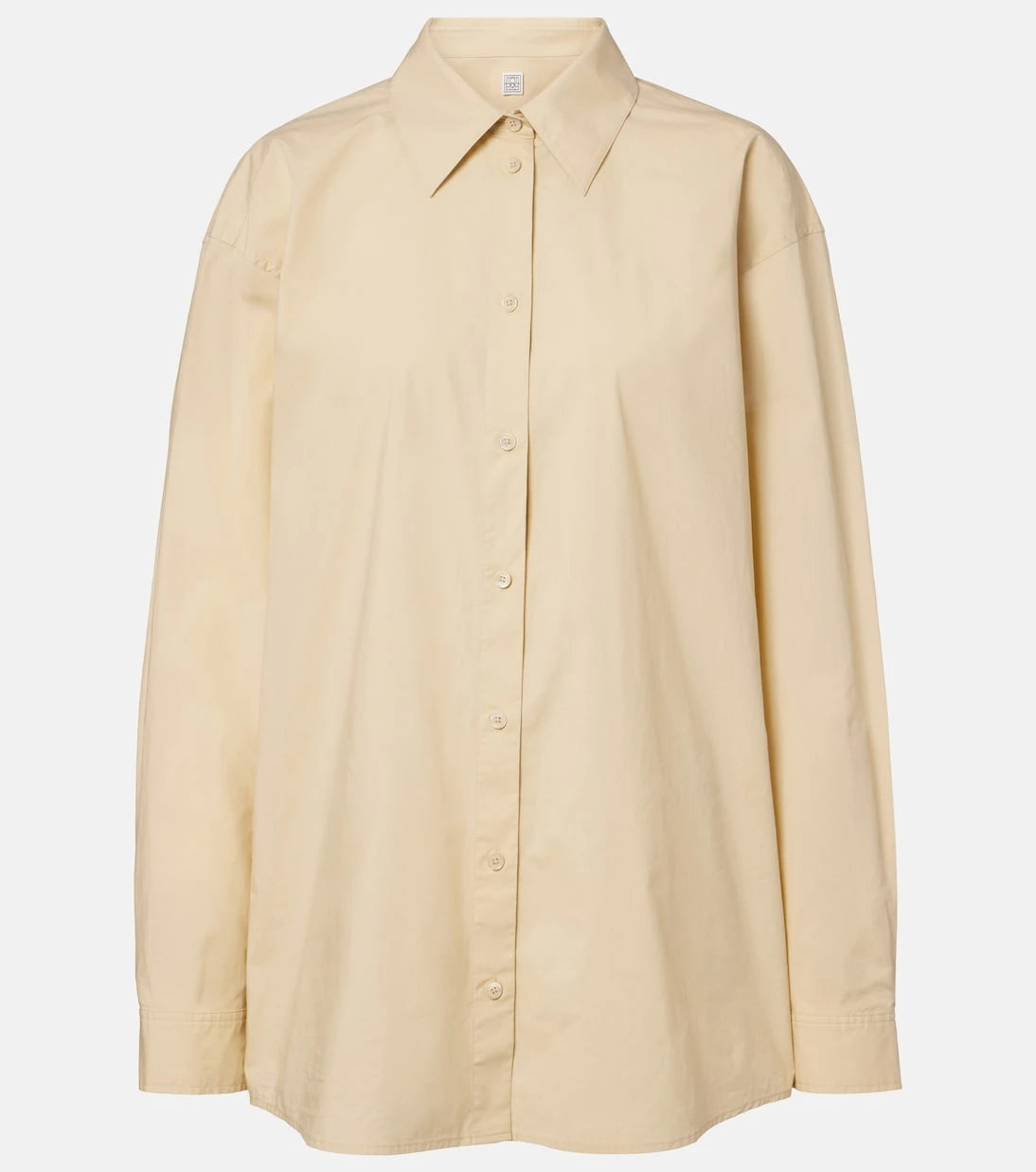 Toteme - Oversized cotton poplin shirt