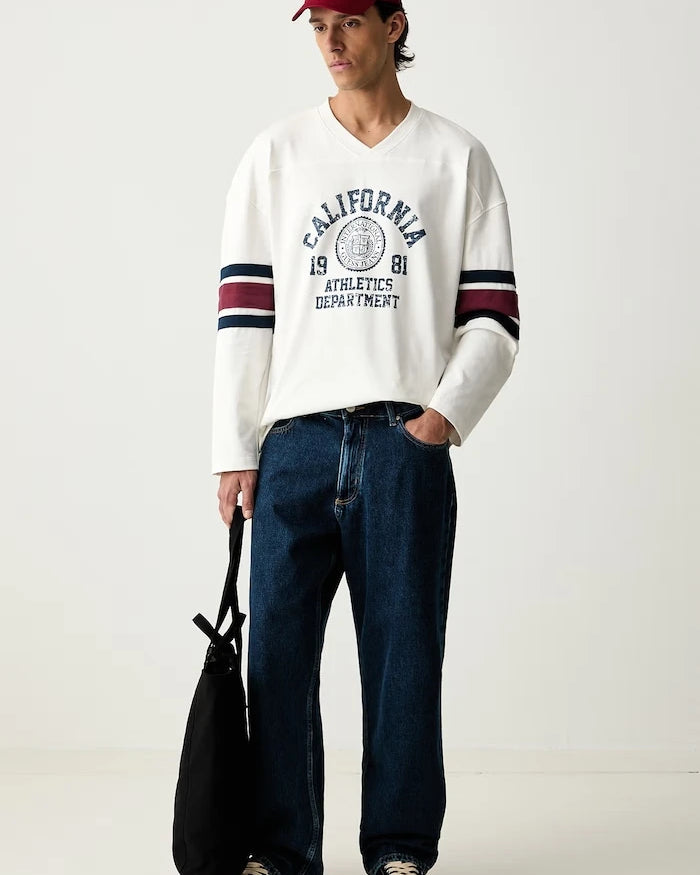 Guess Jeans Uzun Kollu Erkek Pamuklu Bluz