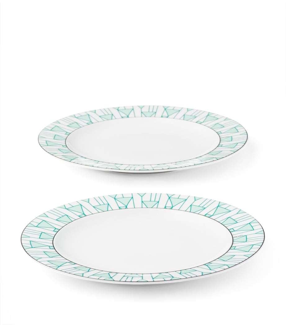 Set of 2 Vienna Dinner Plates (25cm)