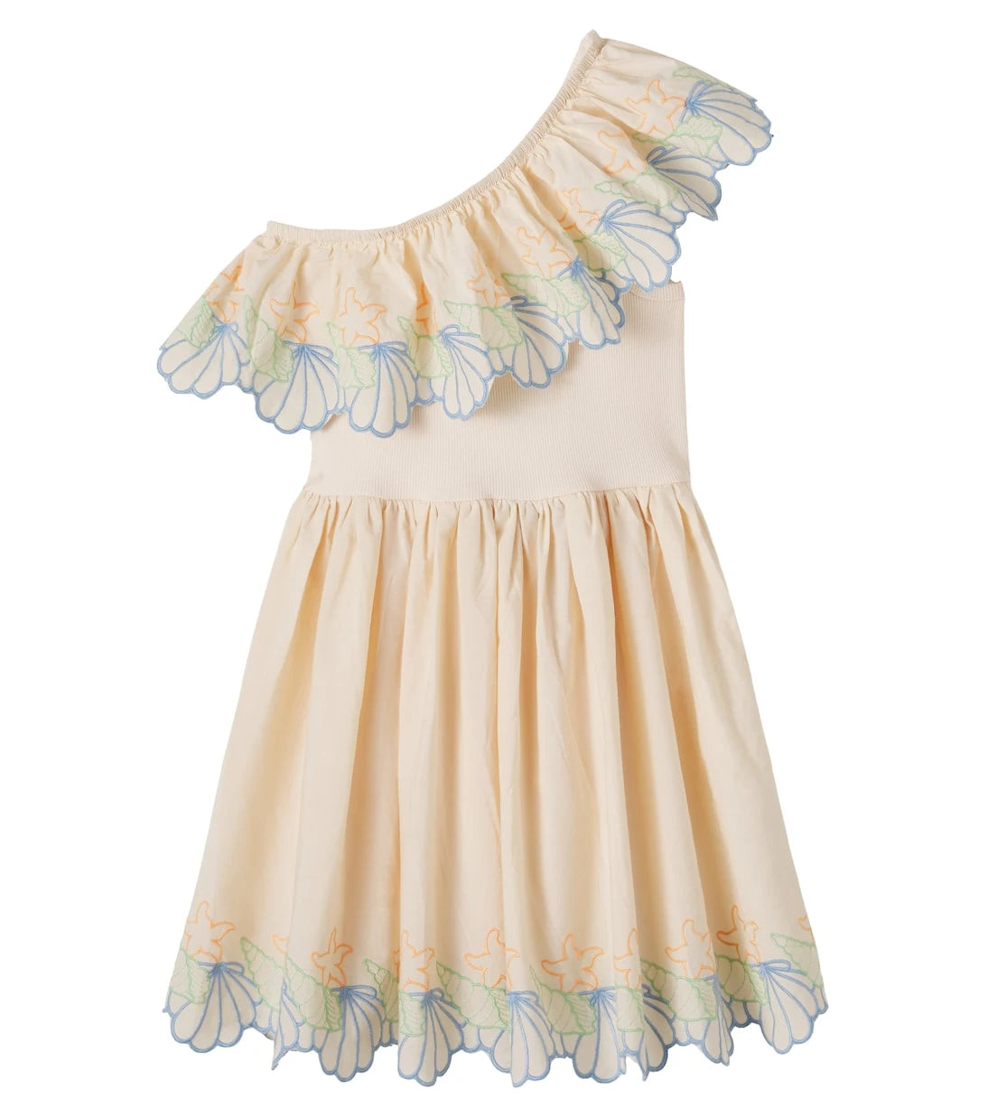Molo - Cato embroidered one-shoulder dress