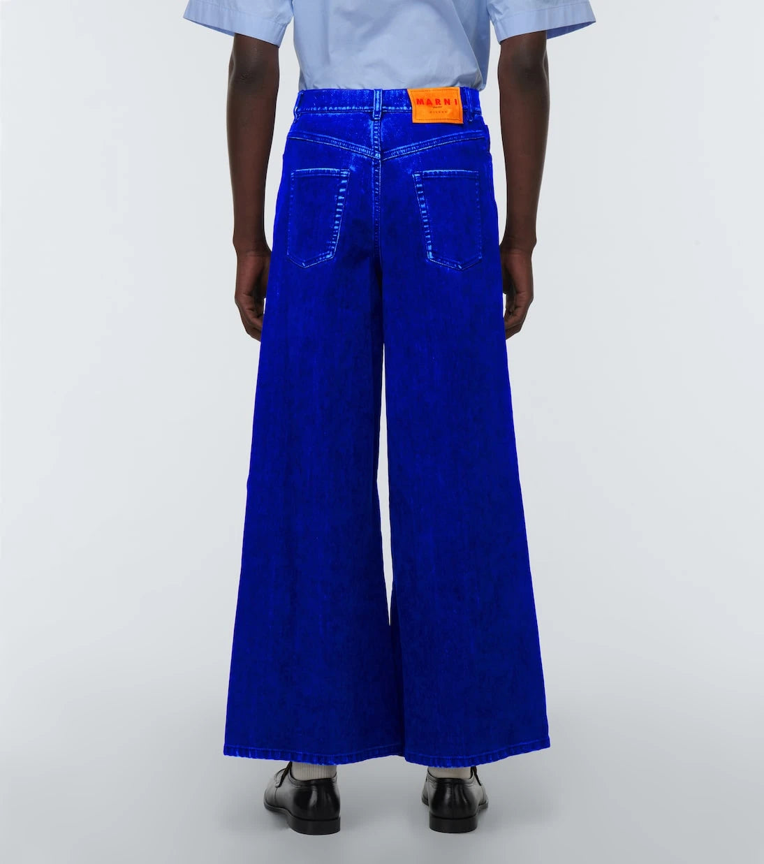 Marni - Mid-rise barrel-leg jeans