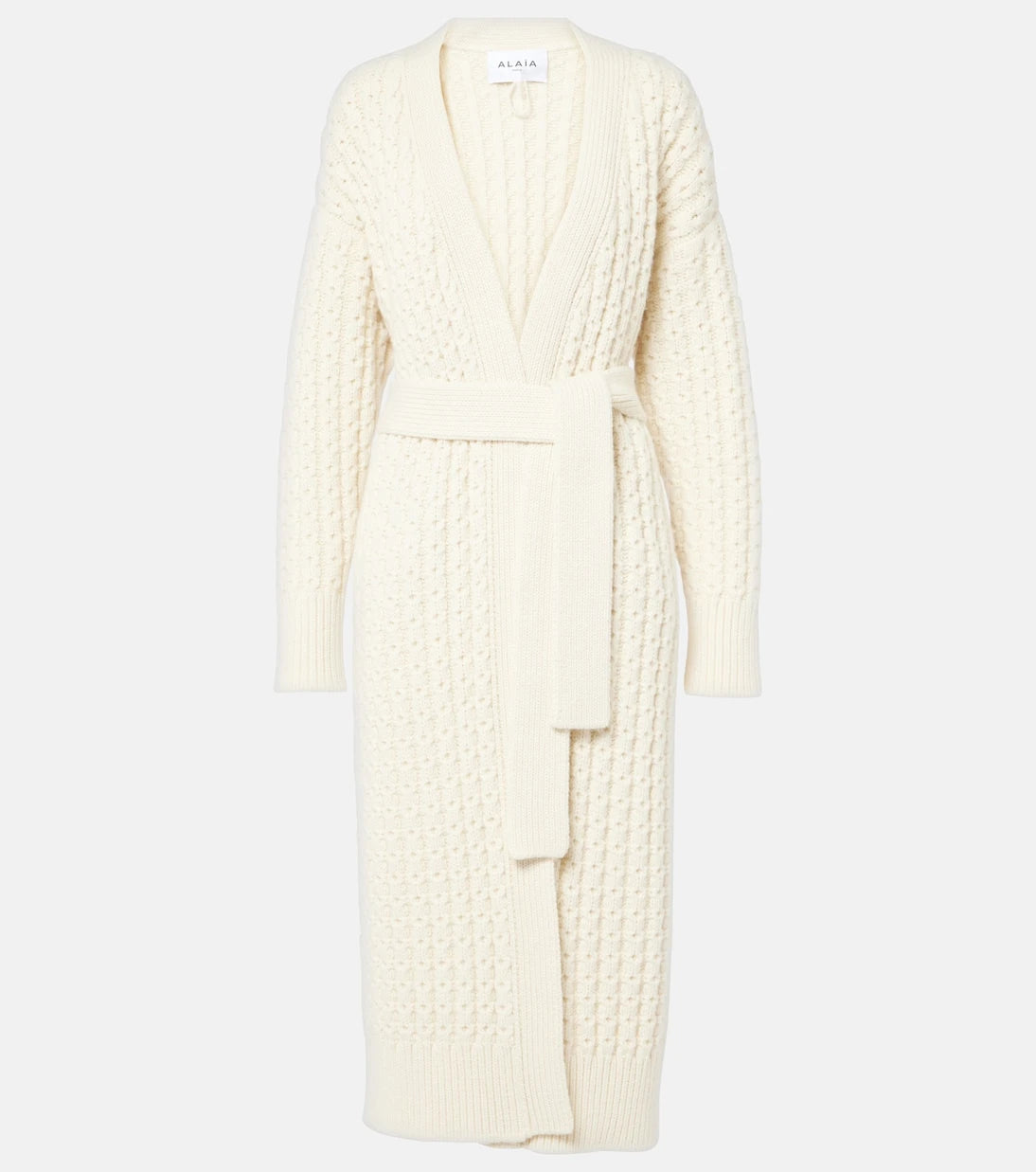 Alaïa - Wool wrap cardigan