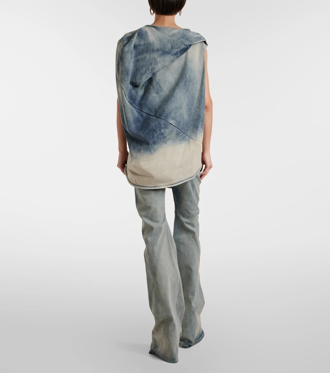 Rick Owens - Draped denim top
