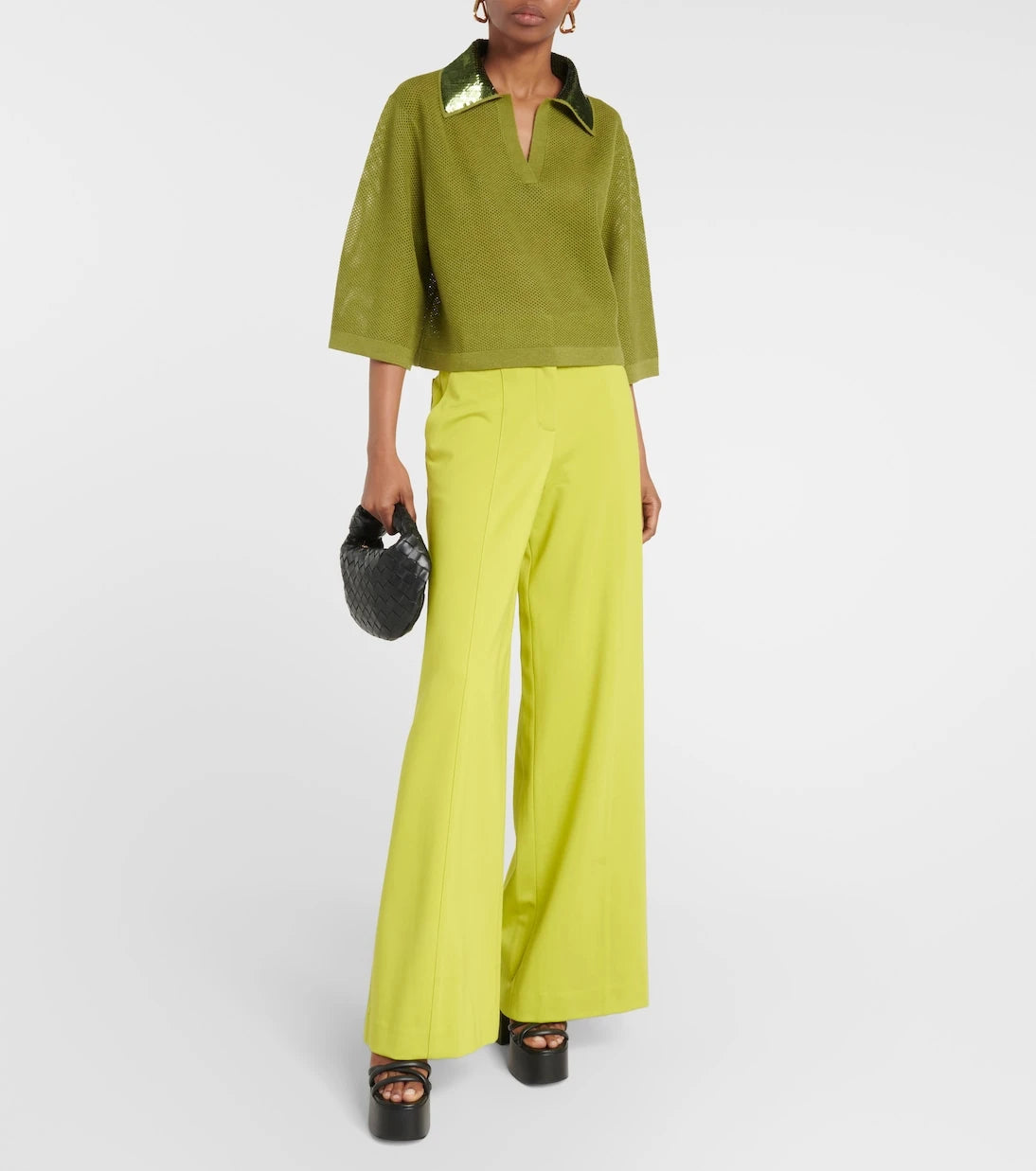 Dorothee Schumacher - Essential Ease wool-blend crop top